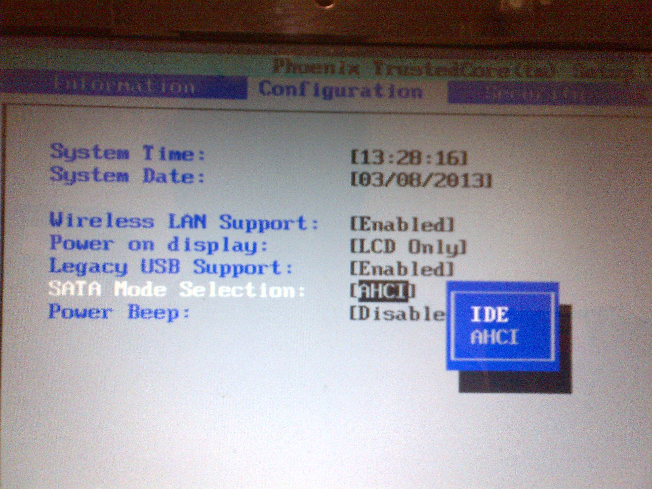 install lenovo g450 dengan windows xp 1